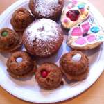 Muffins für Ostern dekorieren und selbstgemachte Schokoeier