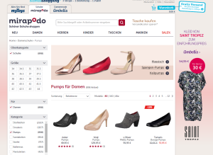 Schuhe online kaufen - mirapodo.de