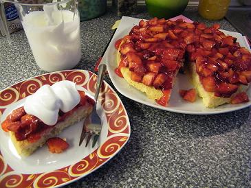 Erdbeerkuchen mit Sahne Obstboden – Erdbeerkuchen schnell gemacht
