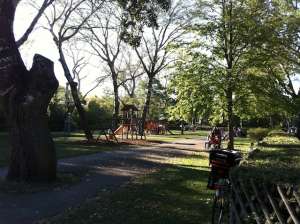 Kleinkinderspielplatz im Donaupark in Wien