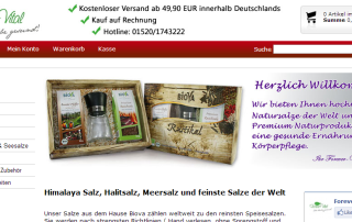 Onlineshop für Salze - forever-vital.de