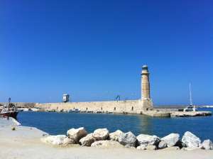Hafen in Rethymno in Kreta