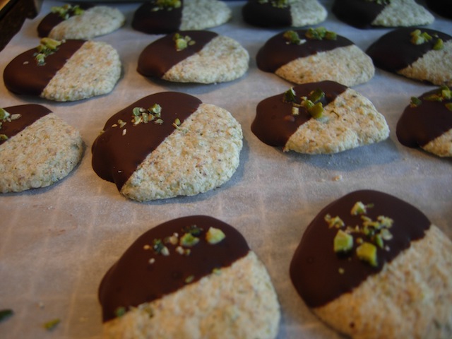 Weihnachtskekse – Pistazienmakronen Rezept für Pistazienmakronen – Weihnachtskekse