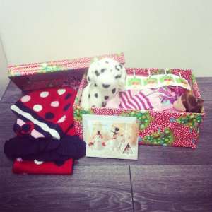 Weihnachten im Schuhkarton - Geschenke für ein Mädchen