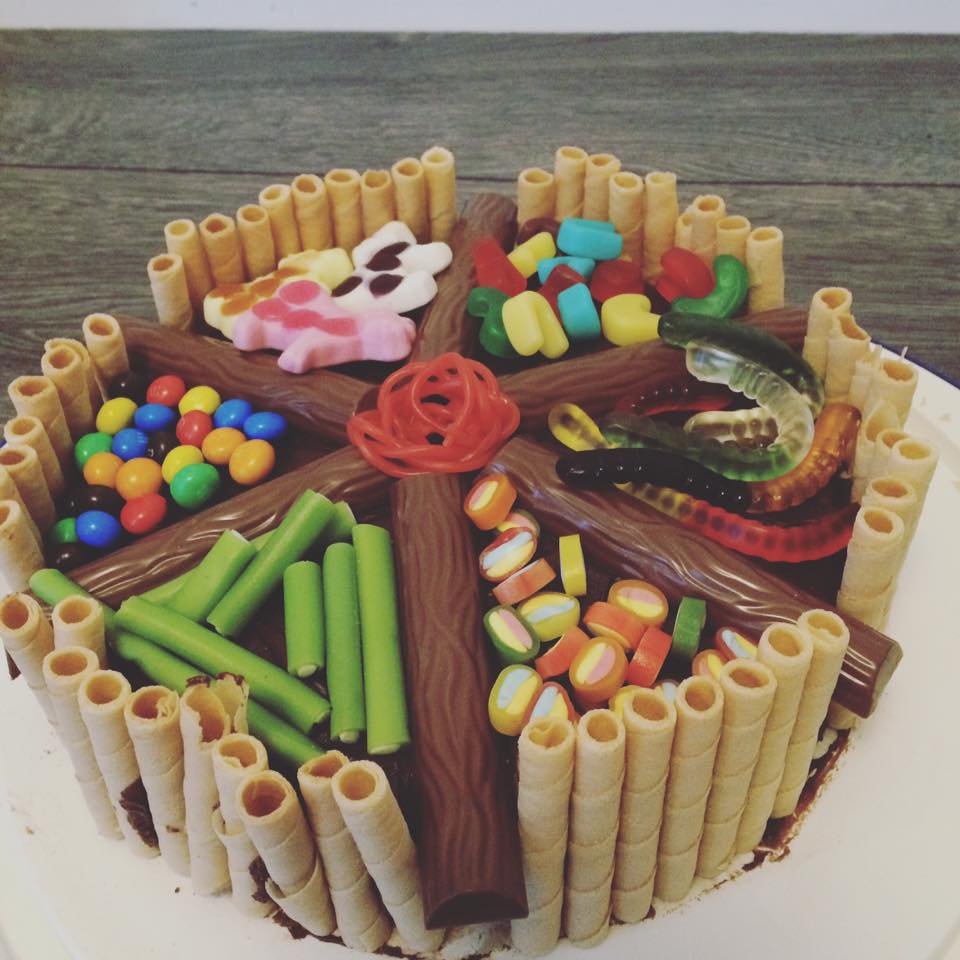 Candy Cake - Torte mit Süßigkeiten