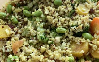 Glow Bowl - Vegan - Gemüse - Quinoa - Bulgur