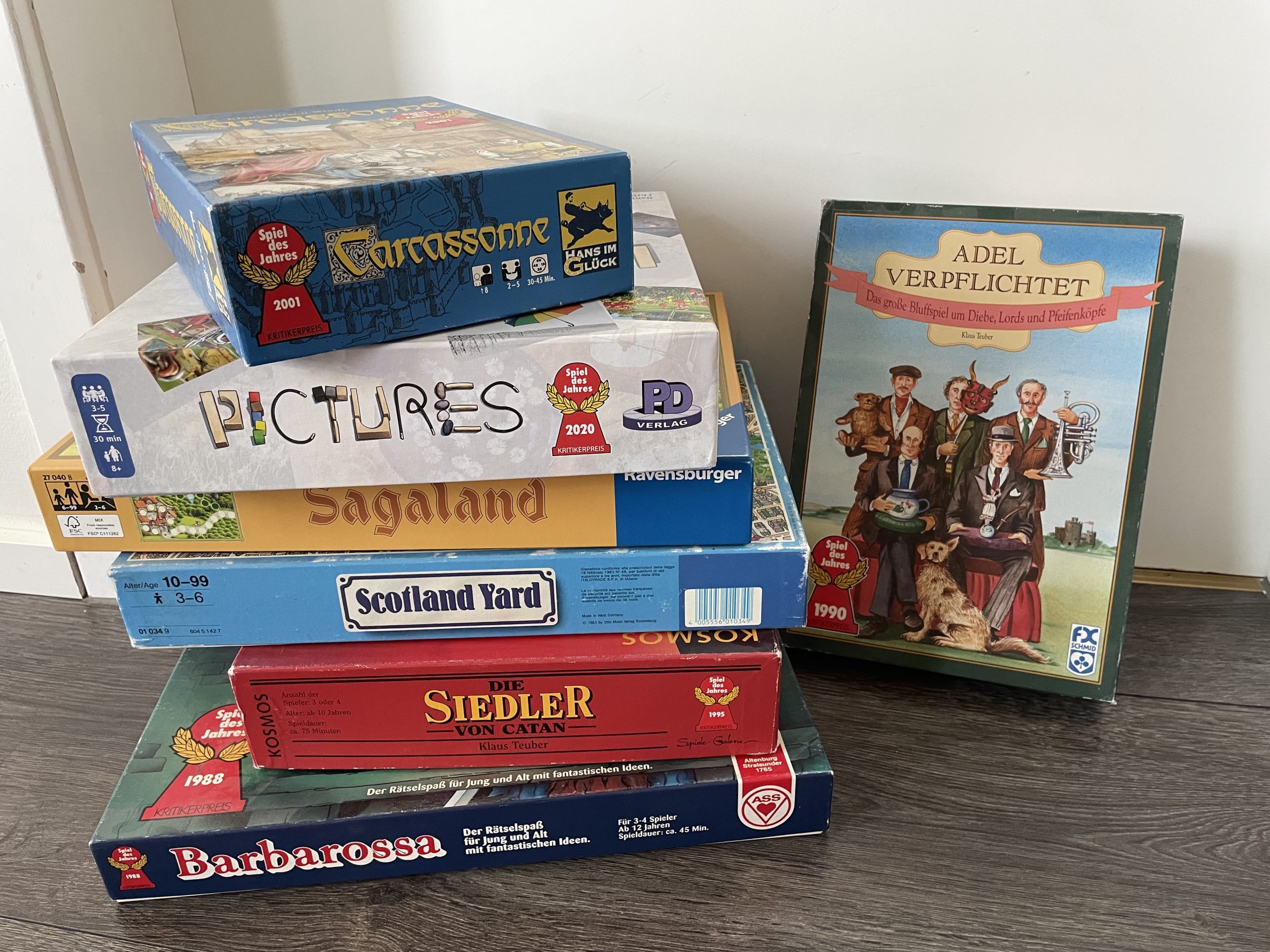 Gesellschaftsspiele – Spiel des Jahres Liste aller Spiele des Jahres – Beliebte Spiele mit Auszeichnung