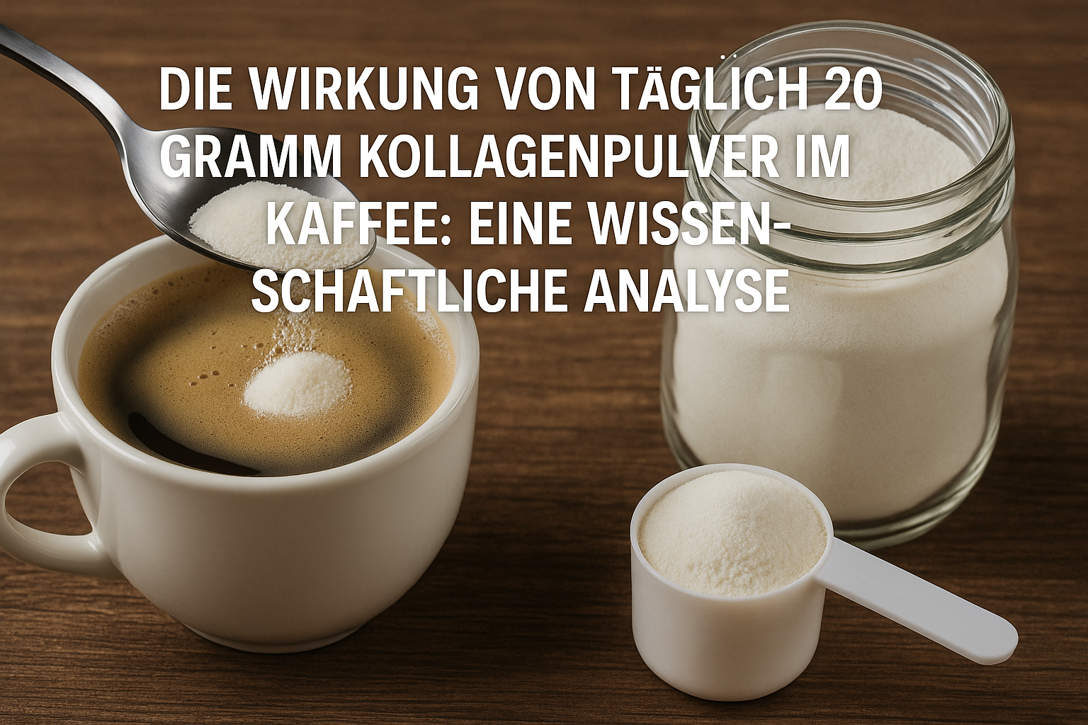 Die Wirkung von täglich 20 Gramm Kollagenpulver im Kaffee: Eine wissenschaftliche Analyse